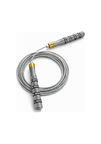 Evapera Profesyonel Speed Rope Atlama İpi Rulmanlı Bilyalı Hızlı Dönüş Fitness Crossfit & Boks İpi Gri