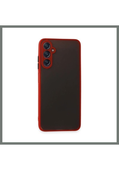 Bezos Samsung Galaxy A05s Uyumlu Kılıf Montreal Silikon Kapak - Kırmızı Mmbz