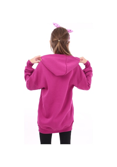 Toontoy Kids Toontoy Kız Çocuk Nakışlı Sweatshirt Mürdüm