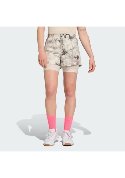 Adidas Own The Run Spray Dye 2-ın-1 Kadın Şort C-adıjn9669b30a00 Bej
