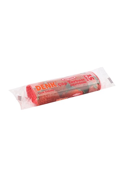Denk Çöp Torbası Büzgülü Çilek 15 Li