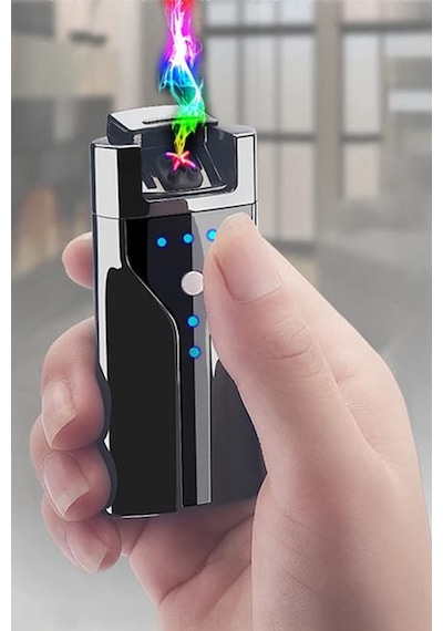 Judas K16 Usb Şarjlı 2 Arc Alevsiz Çakmak -new Style