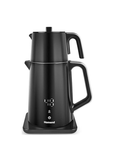 Royaltea Cooltouch 1798h Dokunmatik El Yakmaz Gövdeli Paslanmaz Çelik Konuşan Çay Makinesi Siyah Diğer
