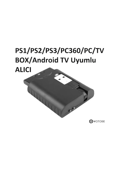 2.4g Ps1 Ps2 Ps3 Pc Android Tv Tv Box Android Telefon Uyumlu Titreşimli Kablosuz Joystick Kırmızı