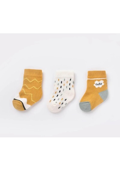 Biorganic Cute 3'lü Bebek Çorabı 68448