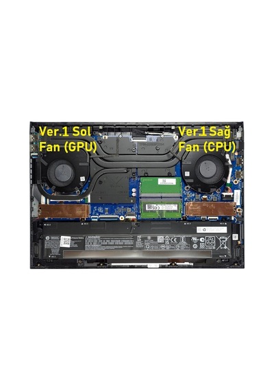 Hp Victus 16-d0000 Serisi Notebook Gpu, Ekran Kartı Fanı Sol Fan - V1 / 60w 44356452