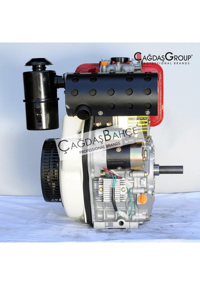 Goldmoto Gm186Fae-B Dizel Motor 10 Hp Marşlı Krank Mili Kamalı
