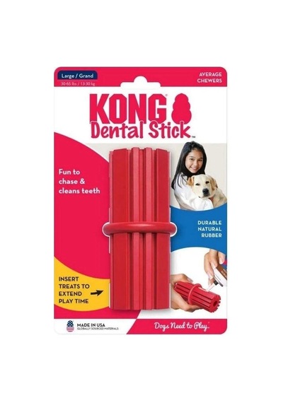 Kong Dental Stick Diş Temizliği Sağlayan Çok Amaçlı Köpek Oyuncağı L