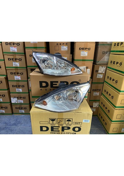 Ford Focus 2002-2005 Arası Depo Sağ Ve Sol Far Takım 2m51-13100-bd / 2m51-13101-bd