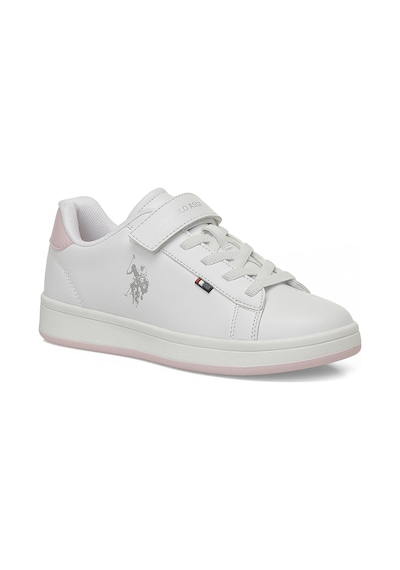U.s. Polo Assn. Enıya Jr 6fx Beyaz Kız Çocuk Sneaker 000000000102155726 Beyaz-pudra