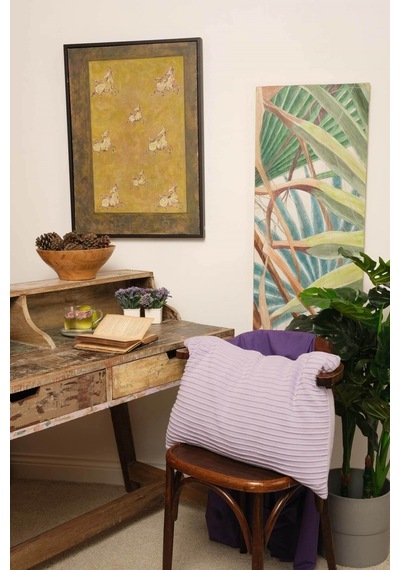 Peraluna Free Pıllow %100 Organik Pamuk Triko Yastık Kılıfı 60x40 Cm Lila - Lila