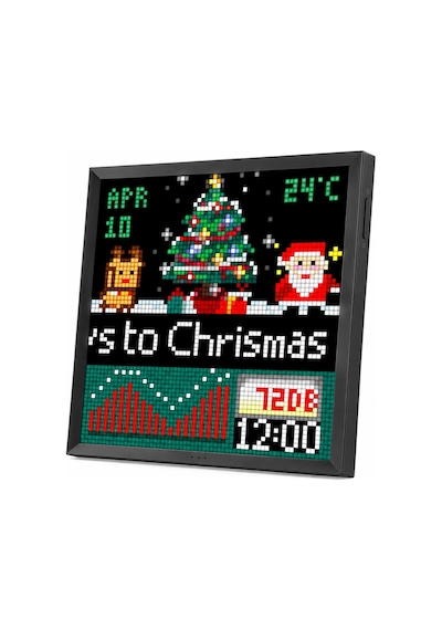 Divoom Pixoo 64 Iı Large Pixel Art Ekran Siyah