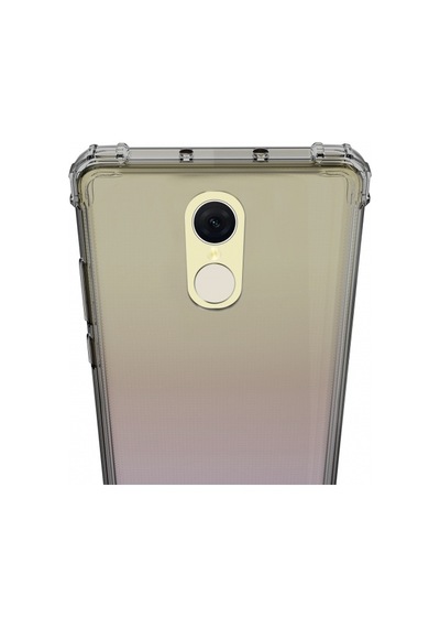 Blogy Red Mı 5 Plus İle Uyumlu Crystal Fit Kılıf Smoke Black