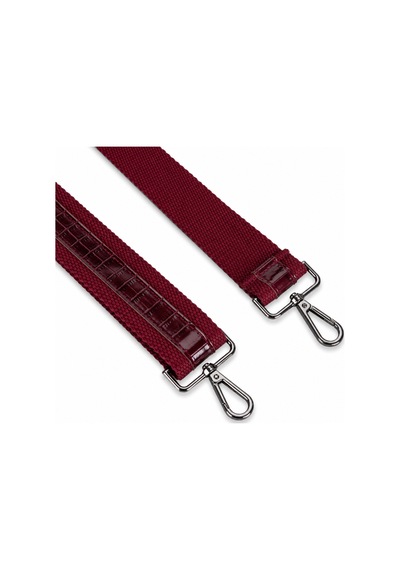 Burgonya Croco Hakiki Deri 15-16 İnç Macbook/laptop Çantası Bordo