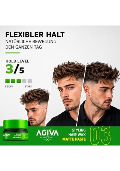 Wax 155ml 03 Matte Paste Yeşil