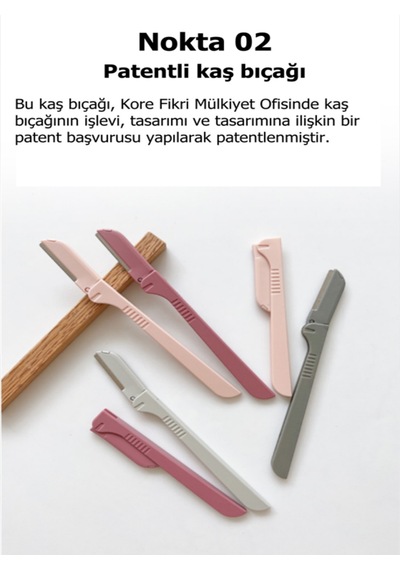 Sindo Prime Kaş Alma Tek Katlama Jilet Pembe Renk 2'li Set