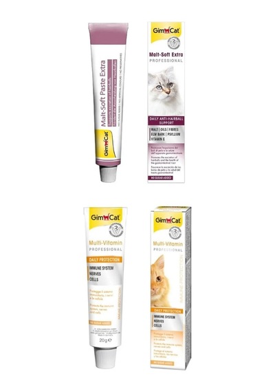 Gimcat Malt Soft Extra 20 Gr + Multivitamin 20 Gr