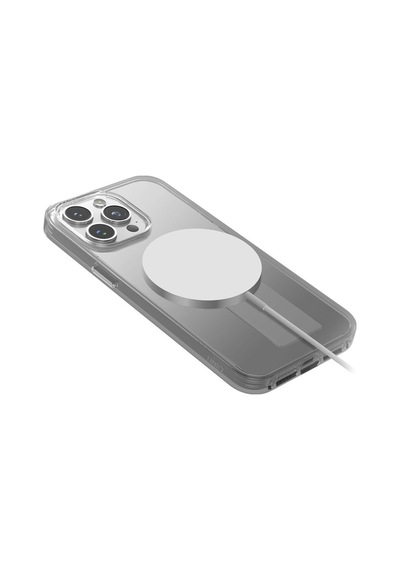 Apple Uyumlu iPhone 15 Pro Max Heldro Mag Serisi Magsafe Özellikli Magclick Tutma Bandı Flexgrip Clear 01-Gümüş Apple Uyumlu iPhone 15 Pro Max Heldro Mag Serisi Magsafe Özellikli Magclick Tutma Bandı Flexgrip Clear 01-Gümüş