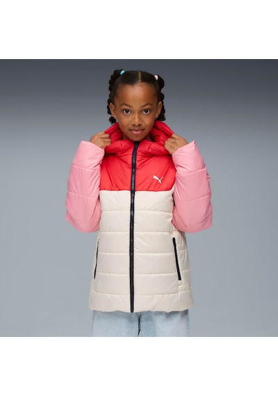 Puma Essentıals Genç Kapüşonlu Mont 685226 87 Beyaz