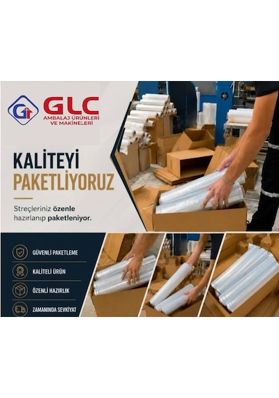 Glc Ambalaj Ve Makineleri 50 Cm 17 Mikron 300 Mt 2.700 Gr 6 Adet 1 Koli