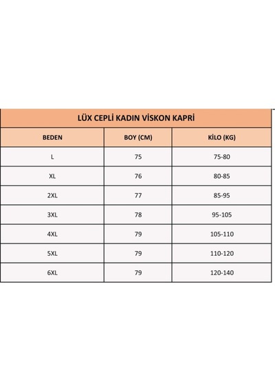 Lüx Cepli Viskon Kadın Kapri & Bermuda K15 Siyah
