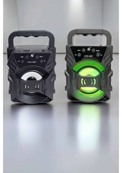 Tnabilir - 23 - Bluetooth Hoparlör Led Işıklı Uzun - Muratech - Pil Ömrü