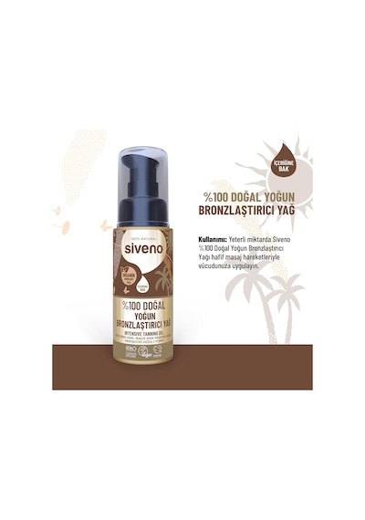%100 Doğal Bronzlaştırıcı Yağ Organik Avokado Yağı Nemlendirici Yoğun Bronzlaştırıcı 50 Ml