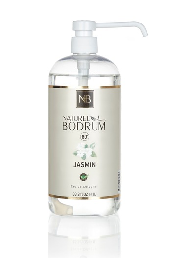 Jasmin Kolonyası 1 Litre 1000 Ml Sprey Başlıklı Beyaz Çiçek Aile Boy %80 Alkollü