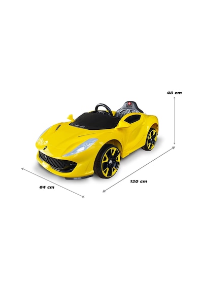 Akar Oyuncak Favori 12 V Uzaktan Kumandalı Akülü Araba Sarı B3969953823N1