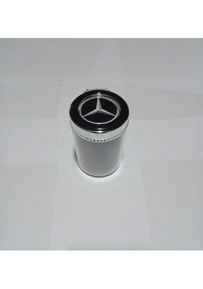Mercedes Benz 7 Renkli Rgb Led Işıklı Lüx Oto Küllük Kapaklı Spor Araç İçi Küllük Araba Küllüğü