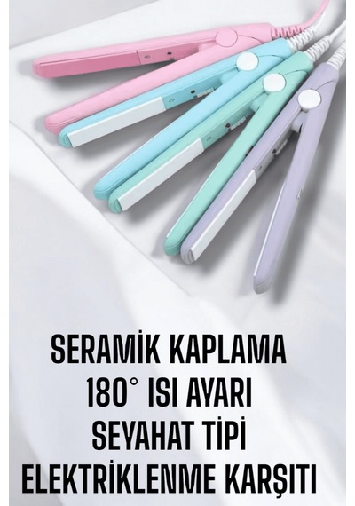 Kompakt Ve Hafif: Elektriklenme Karşıtı Mini Saç Düzleştirici Aklby-bsva58