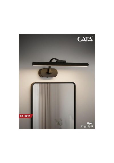Ct-5212 Yeni Seri 7 Watt Duvar Aplik Ayna Üstü Aplik Siyah/eskitme Kasa Beyaz/günışığı Seçenekli Siyah / Beyaz Işık Ct-5212 Yeni Seri 7 Watt Duvar Aplik Ayna Üstü Aplik Siyah/eskitme Kasa Beyaz/günışığı Seçenekli Siyah / Beyaz Işık