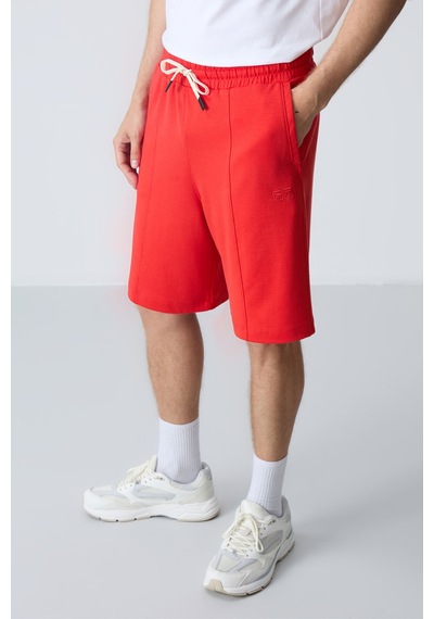 Air Jones Tommy Life Fiesta Pamuklu Kalın Yumuşak Dokulu Standart Fit Basic Erkek Şort - 81277 Kırmızı Air Jones Tommy Life Fiesta Pamuklu Kalın Yumuşak Dokulu Standart Fit Basic Erkek Şort - 81277 Kırmızı