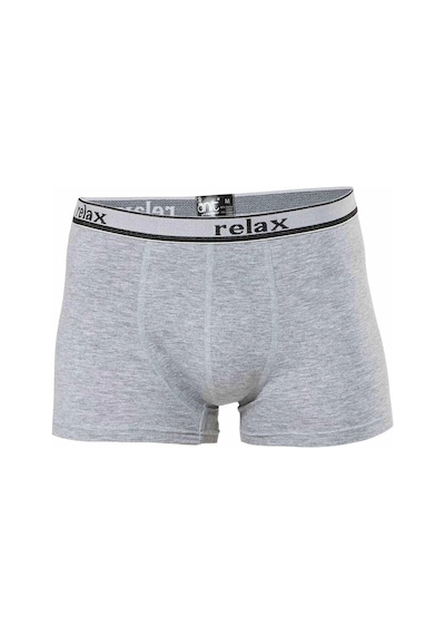 Relax Pamuklu Esnek Erkek Boxer Gri - 1268a Çok Renkli