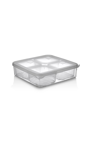 Klassy Line Saklama Seti 4+1 1,60 Lt +0,25 Lt 4 Lü Kahvaltılık Orta Boy Şeffaf