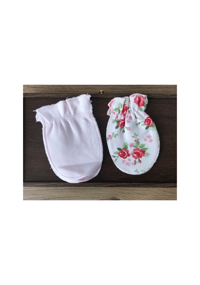 Bambık Bebek Eldiveni İkili Set 0-3 Ay %100 Pamuk Yenidoğan Tırnak Koruyucu Eldiven Pembe Pembe Bambık Bebek Eldiveni İkili Set 0-3 Ay %100 Pamuk Yenidoğan Tırnak Koruyucu Eldiven Pembe Pembe
