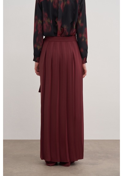 Aker 24aw14122111 Küçük Beden Pantolon Etek 24aw14122111 018 Bordo Bordo