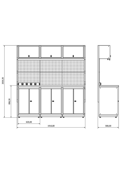 MT-1007 Modüler Çalışma Tezgahı -