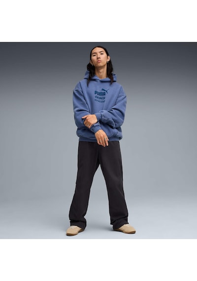 Puma X Represent Erkek Kapüşonlu Sweatshırt 632542 78 Mavi