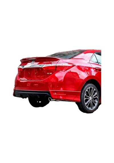 Toyota Corolla 2014+ Uyumlu Yedek Parça Işıklı Spoiler Plastik