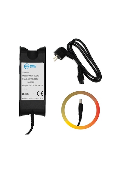 Dell Uyumlu Notebook Laptop Adaptörü 19.5v 4.62a 90w 4.5x3.0 Mm Wellpower Wna-dl013