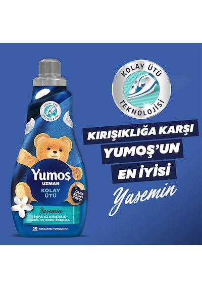 Yumoş Uzman Kolay Ütü Konsantre Yumuşatıcı 1200 Ml X2 Diğer