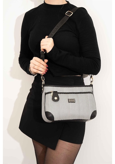 Silver Polo Sp1160-m132 Kadın Çapraz Çanta Siyah Siyah