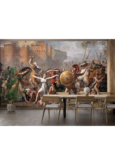 Sabine Li Kadınlar Jacques Louis David Poster Duvar Kağıdı Renkli