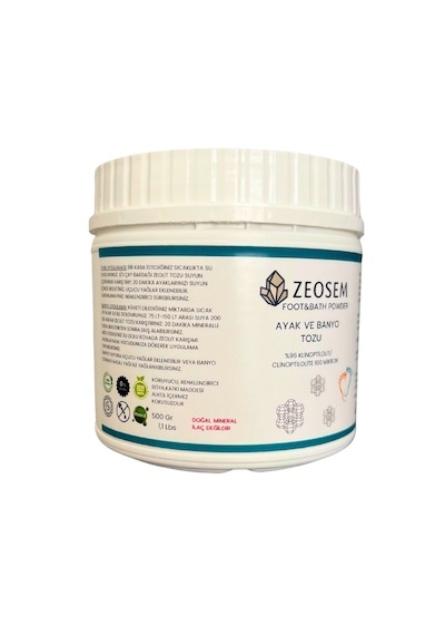 Zeosem Zeolit Ayak Ve Banyo Tozu 500gr