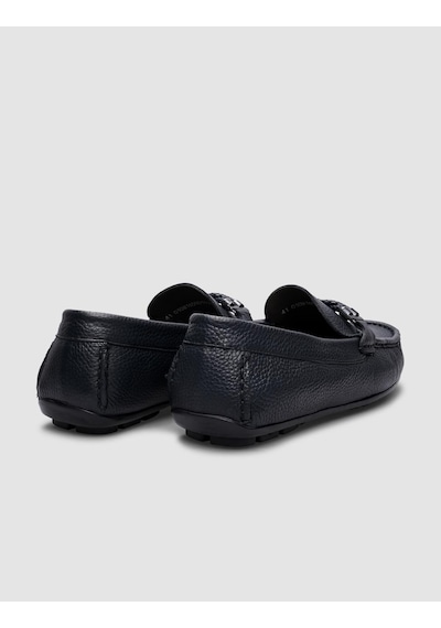 Cabani Sanvano Hakiki Deri Lacivert Erkek Loafer