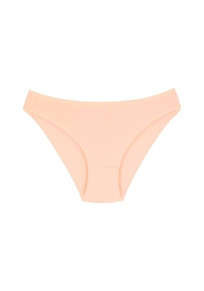 1001 Kadın 5'lı Günlük Slip Külot V19-Pembe-Lila-Somon-Mint-Vizon Çok Renkli