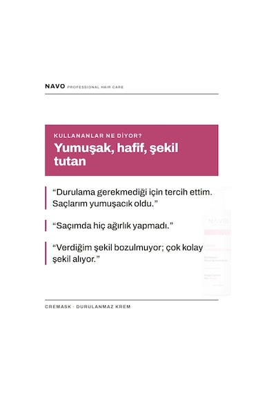 Argan&keratin Bağ Onarıcı Ve Şekillendirici Saç Bakım Kremi Cremask Perfected Haır Cream