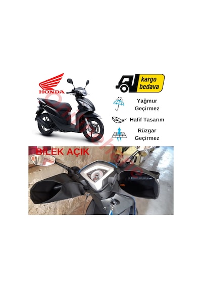 Motorsiklet El Diz Koruma Örtüsü Honda Dio El Ve Dizlik Rüzgarli 516225061