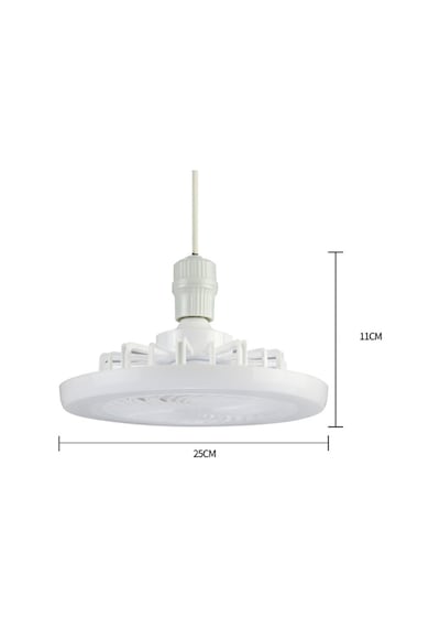 Hallow L6364-2 E27 Led Işıklı Sessiz Tavan Vantilatörü